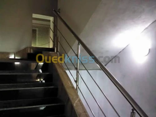 Rampes d'Escalier en Inox