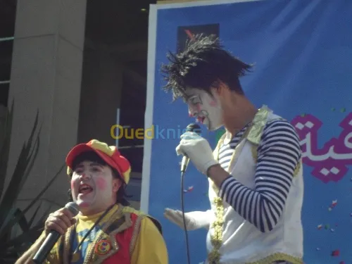 stars des clown Kimou et Simou