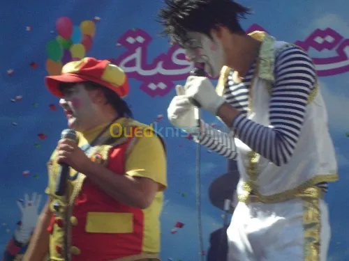 stars des clown Kimou et Simou