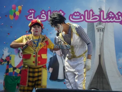 stars des clown Kimou et Simou