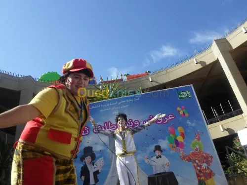 stars des clown Kimou et Simou