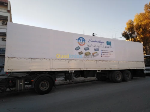 bache camion pvc coulissant semi remou
