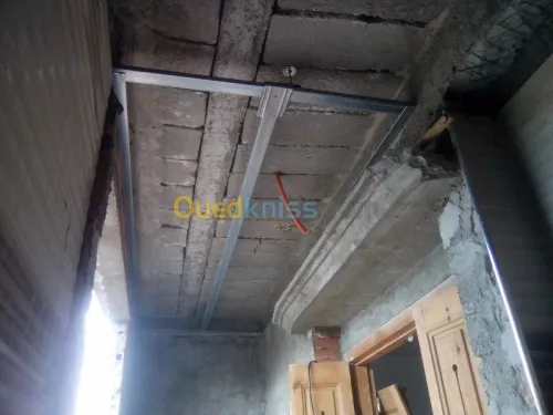 Placoplâtre b13 et pvc