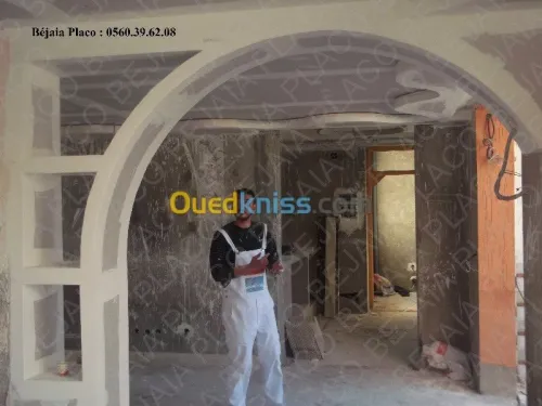 Placoplâtre b13 et pvc
