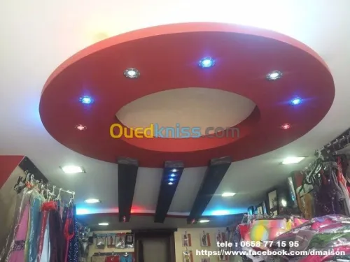 Placoplâtre b13 et pvc