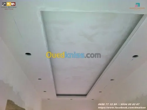 Placoplâtre b13 et pvc