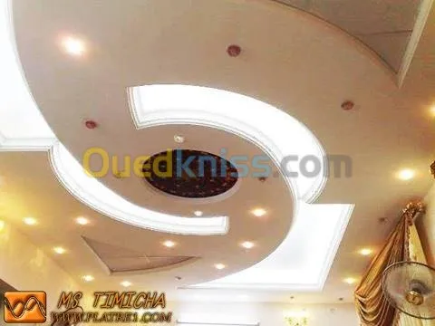 Placoplâtre b13 et pvc
