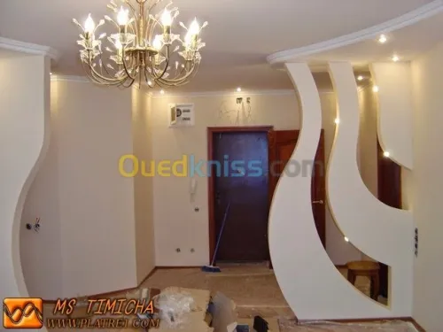 Placoplâtre b13 et pvc
