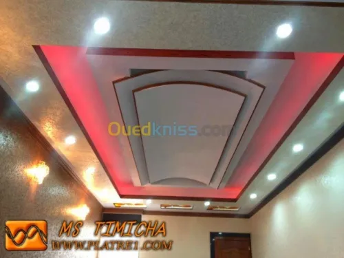 Placoplâtre b13 et pvc