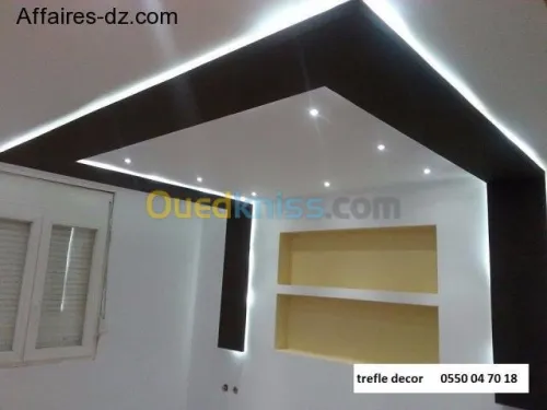 Placoplâtre b13 et pvc