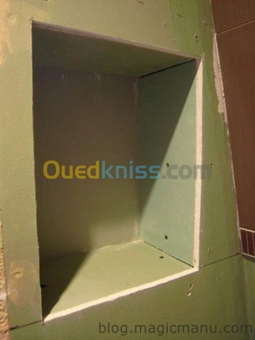 Placoplâtre b13 et pvc