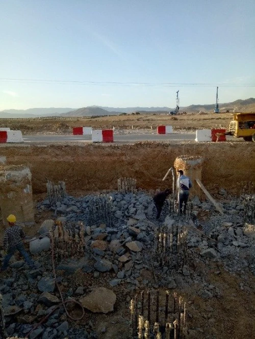 recepage des pieux de fondation 