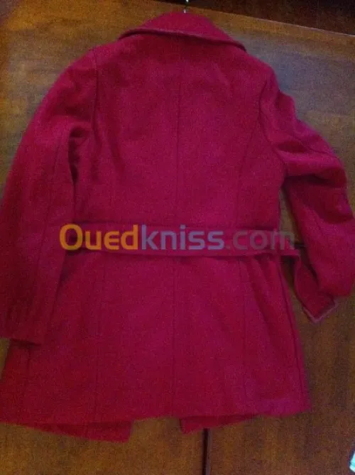 Veste cachemire couleur rouge  