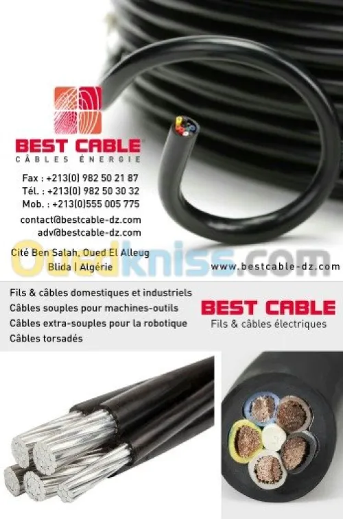 FABRICANTION  DE CÂBLES ÉLECTRIQUES