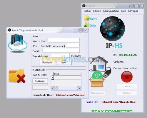 Logiciel  stabilisateur d'ip