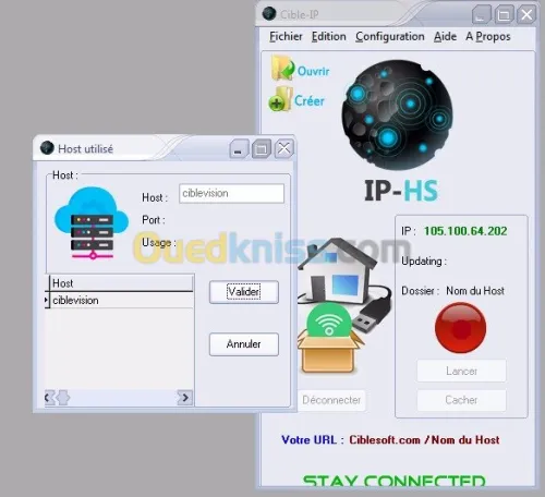 Logiciel  stabilisateur d'ip