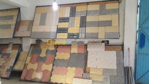 Pavee et pierr decotation