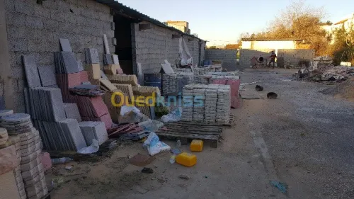 Pavee et pierr decotation