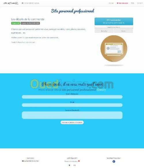 Création des sites web, Design et SI
