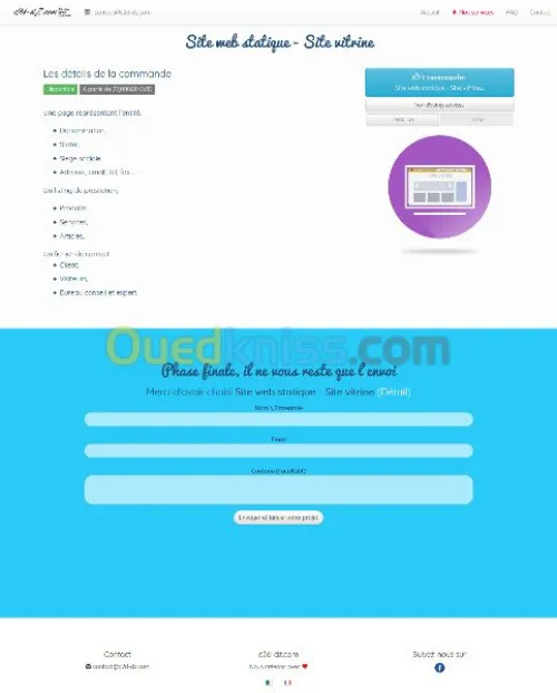 Création des sites web, Design et SI