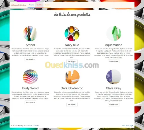 Création des sites web, Design et SI