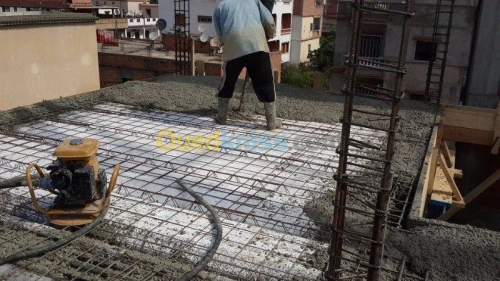 Travaux De Réalisation En Béton Arme / Construction En Béton Arme/Villa/Coffrage/ maçonnerie 