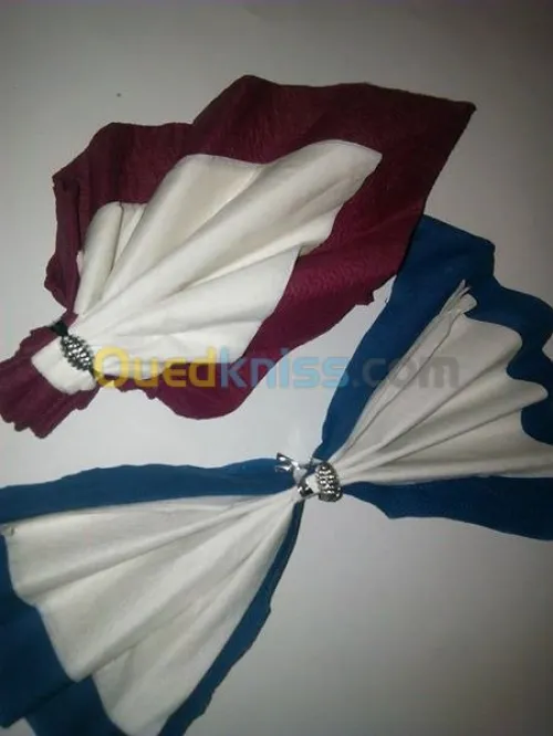 décoration de serviette de table
