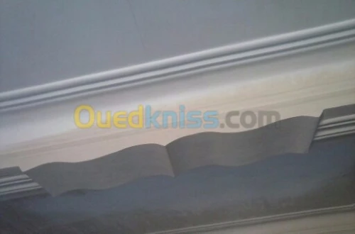 installation les rosaces en platre