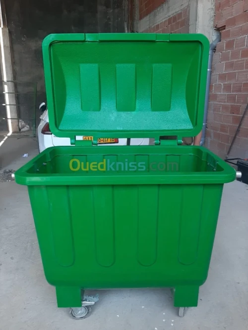  bac ordure plastique 660l240l 770lt