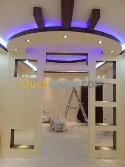faux plafond placoplatre et revêtment
