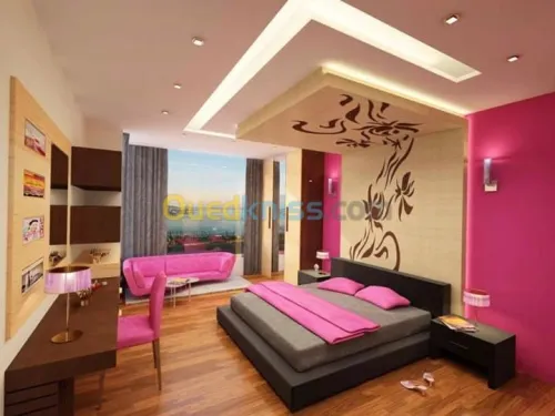 faux plafond placoplatre et revêtment
