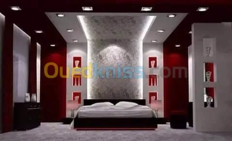 faux plafond placoplatre et revêtment