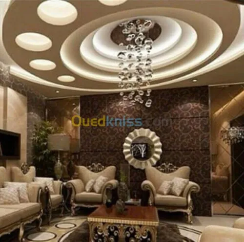 faux plafond placoplatre et revêtment