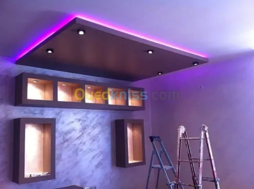 faux plafond et revêtement décoratif 