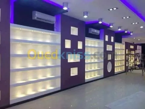 faux plafond et revêtement décoratif 