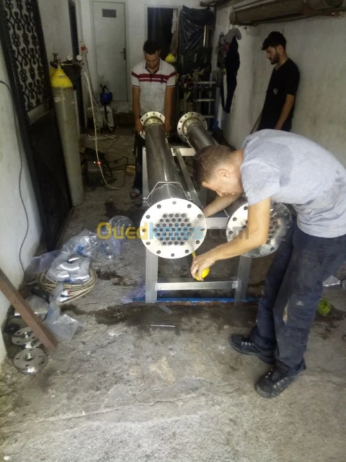 Fabrication échangeur tubulaire 