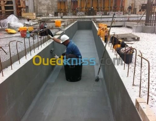 Vente et travaux d etanchieté liquide 