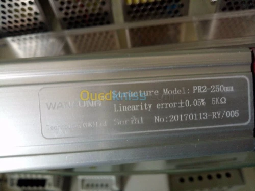 potentiomètre de déplacement linéaire