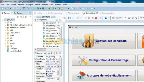 JAVA, UML, Bases de données et iReport