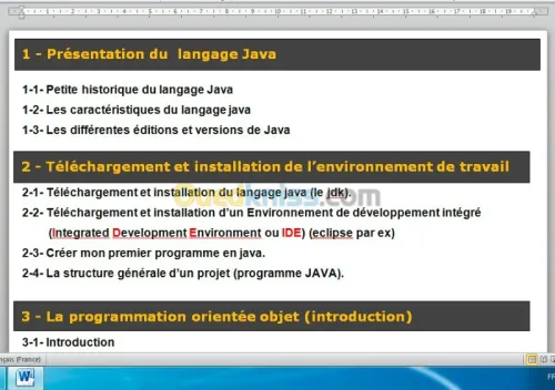 JAVA, UML, Bases de données et iReport
