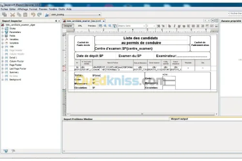 JAVA, UML, Bases de données et iReport