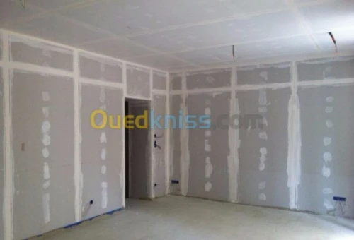 Pose Plaque Platre et Peinture et déco