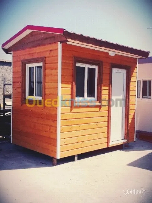fabrication du chalet et cabine 