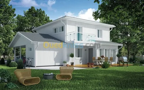 fabrication du chalet et cabine 