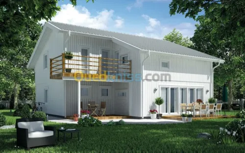 fabrication du chalet et cabine 