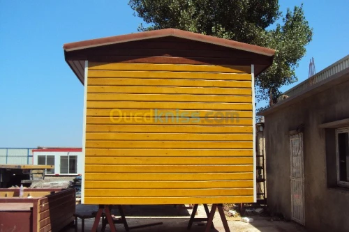 fabrication du chalet et cabine 