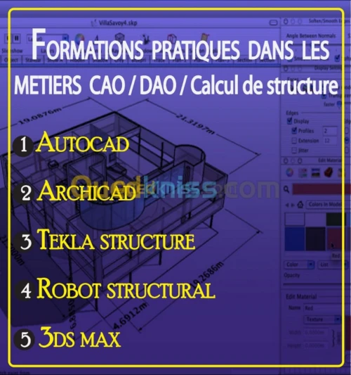 DAO/CAO/3D/Calcul de structure /SIG