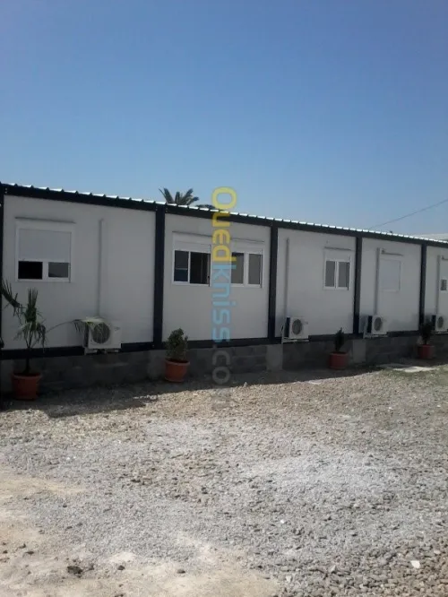 Construction des cabines saharienne