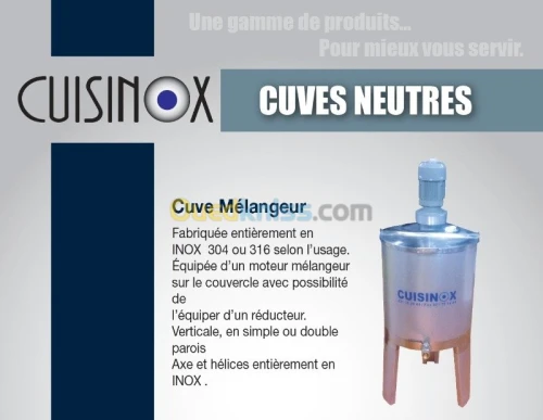 fabrication et vente 