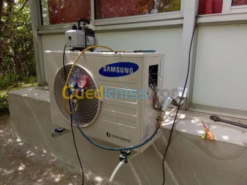 instalation climatiseur + gaz avec facture